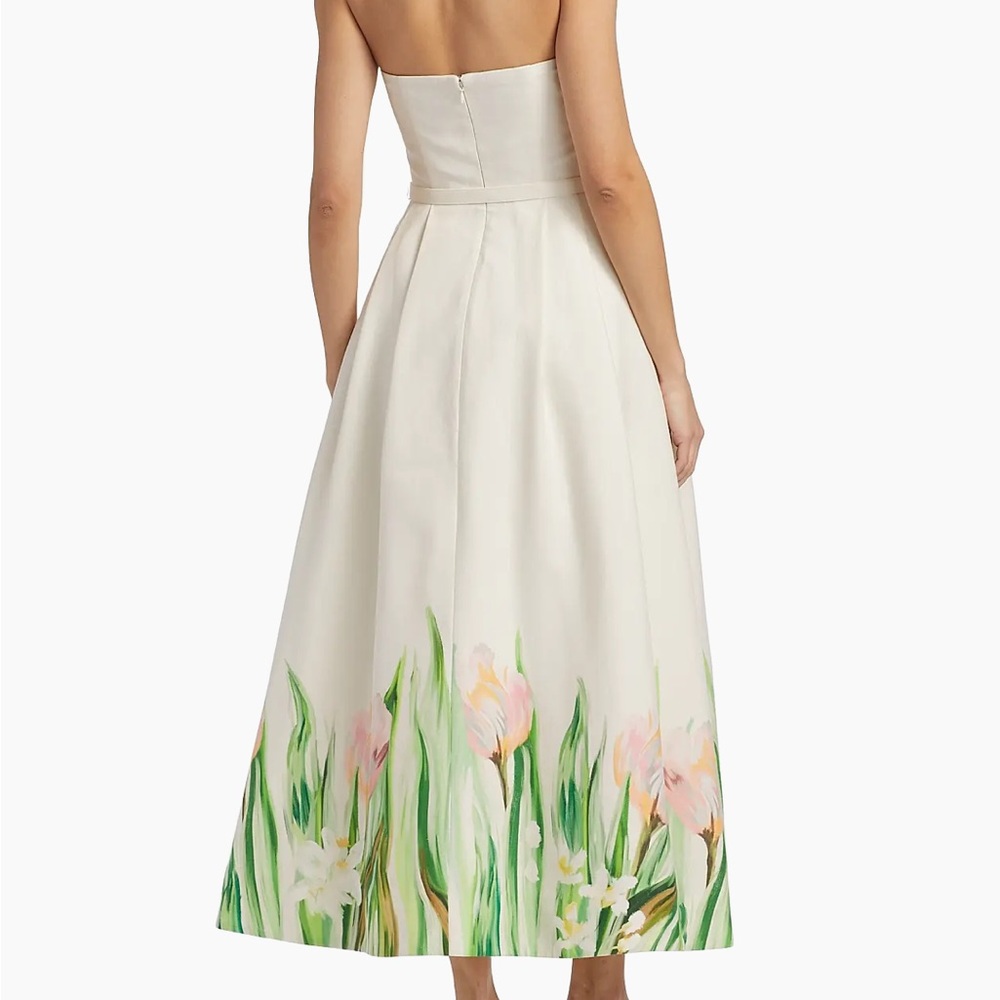 NICHOLAS Ivory Floral Midi Dress - Picture 3 of 4